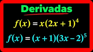 ✅👉Derivada con Regla del Producto y Regla de la Cadena