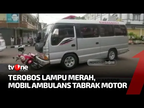Ambulans Bawa Jenazah Kecelakaan. Tabrak Sepeda Motor
