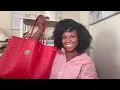 Candy Red MCM Reversible Liz Shopper Tote FINALLY got my wishlist bag Different by Design