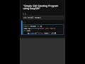 Simple GUI Greeting Program using EasyGUI