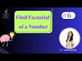 Factorial of a Number in Java Simple Program for Beginners