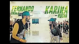 ZUMBA BATTLE BATALLA KARINA ROCHA FERNANDO CUENCA MUSIC SONIYE CHA CHA CHA 