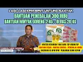 Download Lagu KPM BPNT SEMAKIN BAHAGIA BERAS 20 KG, MINYAK GORENG 2 KG PLUS PENEBALAN BANSOS 300 RIBU DICAIRKAN