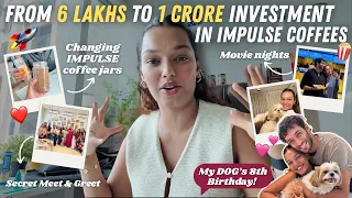 6 Lakhs to 1 Crore of Investment in Impulse Coffees 🚀 Fudge's 8th Birthday, & more #HustleWSar