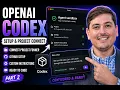 Setting up OpenAI Codex Part 2 Selecting a project Connecting GitHub Setting LLM instructions