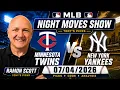 Twins vs Yankees MLB Betting Odds Picks 26 Night Moves Show