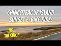 Chincoteague Island Sunset E-Bike Ride Refuge Inn to Wildlife Loop to Beach No Talking