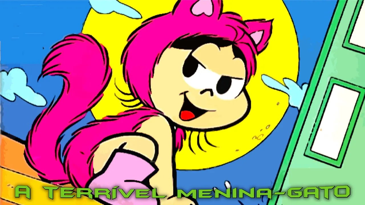 A TERRÍVEL MENINA-GATO - QUADRINHOS DA TURMA DA MÔNICA