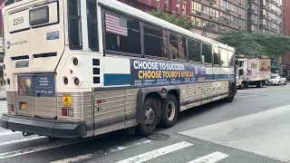 MTA Bus MCI D4500CT 2255 on the BxM10 at 2nd Avenue and 86th Street