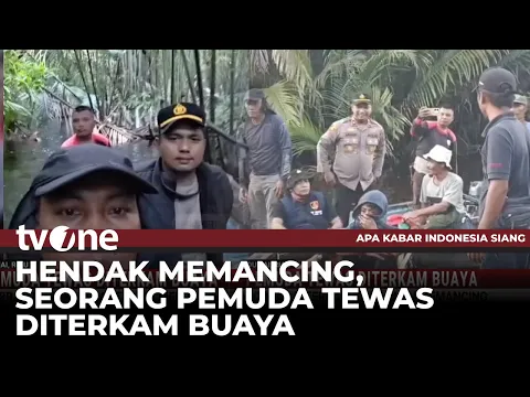 Detik-detik Pemuda di Riau Tewas Diterkam Buaya Bikin Merinding