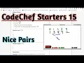 NPAIRS Nice Pairs CodeChef Starters 15 implementation based div2 div3