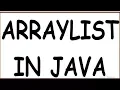 ARRAYLIST IN JAVA WITH EXAMPLE