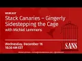 Stack Canaries - Gingerly Sidestepping The Cage