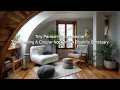Tiny Parisian Attic Makeover | Transforming A Circular Nook Into A Biophilic Sanctuary