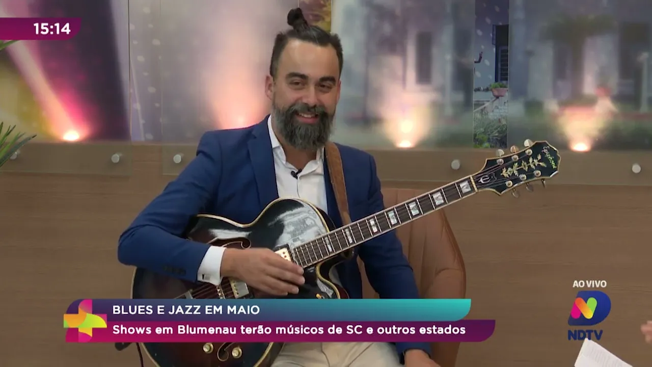 Entrevista: shows em Blumenau terão músicos de SC e de outros estados