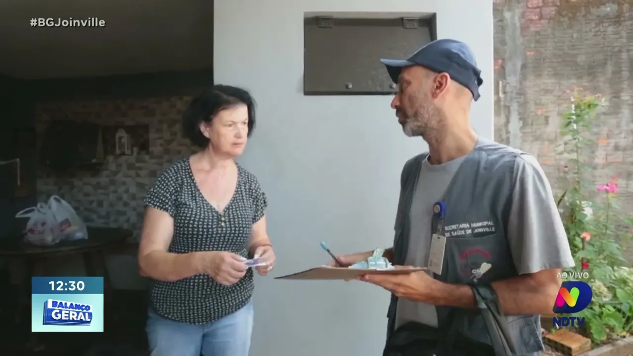 Dengue, Em Joinville, 85% dos focos do mosquito aedes aegypti estão em residências