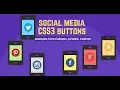 Social media CSS HTML buttons Codepen CssDeck and more