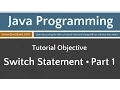 Learn Java Programming - Switch Statement Tutorial