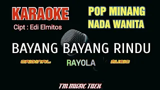 Download BAYANG BAYANG RINDU KARAOKE POP MINANG NADA CEWEK MP3