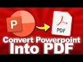 How to Convert PowerPoint to PDF