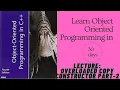 Object Oriented Programming in C Overload copy constructor Part 2