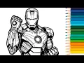 IRONMAN Coloring Pages Marvel Iron-Man Coloring Book NCS