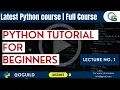 Python Tutorial for Beginners Full Course Lecture no 1 iSoftra