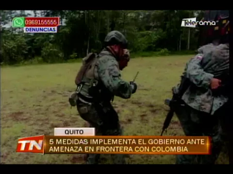 5 medidas implementa el gobierno ante amenaza en frontera con Colombia