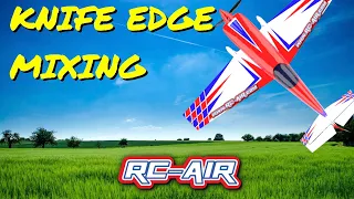 Knife Edge Mixing Tutorial - Easy to follow steps to programing out coupling using a Spektrum Radio