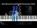 Damso - Feu de bois Piano Cover Tutorial Instrumental