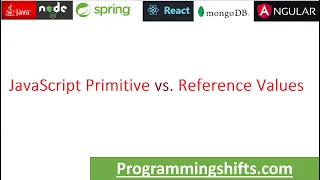 Primitive vs Reference Values in JavaScript