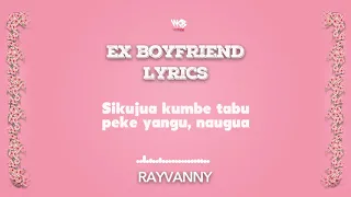 rayvanny ex boyfriend official lyrics