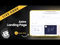 Live Code Landing Page Live Code UI Design Daily