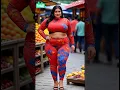 Download Lagu Confident Curvy Queen in Red Floral Crop Top \u0026 Leggings | Lady Style X 2025