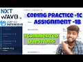 Python Coding Practice-1C Assignment - 1B Live Coding Practice Nxt Wave CCBP 4 0 Intensive