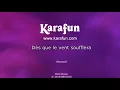 Karaoké Dès que le vent soufflera - Renaud *