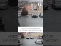 captures moment of explosion at New Jersey factory