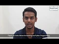 Student Testimonial Python Programming Sumit
