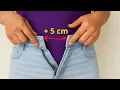 Download Lagu THE SECRET IS OUT! A Simple Hack To Fix Tight Jeans Waistband At Home