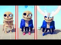 EVOLUTION OF SANS TABS - Totally Accurate Battle Simulator
