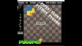 Pipes Flowy - Demo Python Pygame Module Programming Beginners