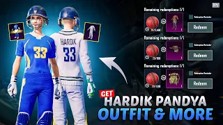 How to Get Hardik Pandya outfits in BGMI | BGMI HP 33 Create & Take The Shot event