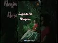 Lagu Nenjukulla Nee Neranjiruka Female Version || Whatsapp Status || #Yuvanbaskar