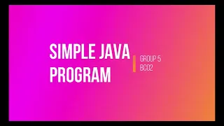 Simple Java Program Input Your Name