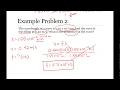 Example Problem 2 - Waves