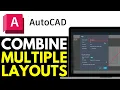 AutoCAD - Combine Multiple Layouts into One PDF 2025 Guide