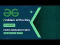 Paths from root with a specified sum 22 Jan POTD Geeks for Geeks Problem of the Day