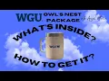 WGU Owl s Nest Package What s Inside How to get it