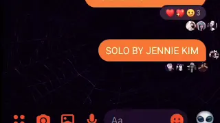 mv edit solo by jennie kim lyrics by alienfam