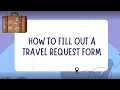 Travel Form Tutorial